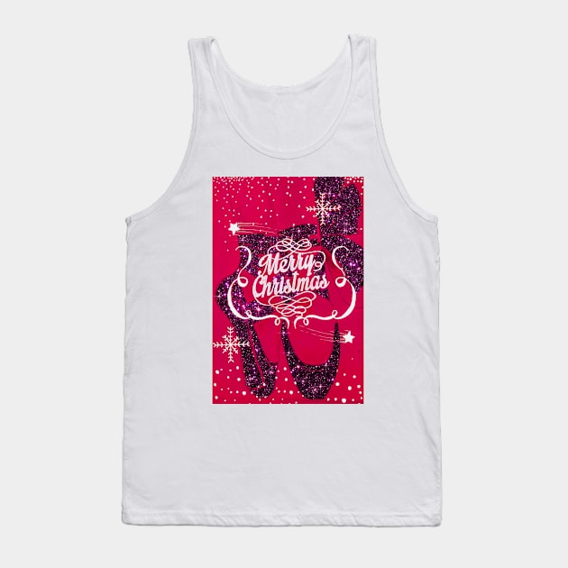 Merry Christmas Swanlake No. 4 Tank Top by asanaworld